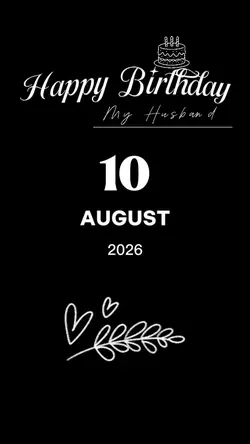 Husband Birthday