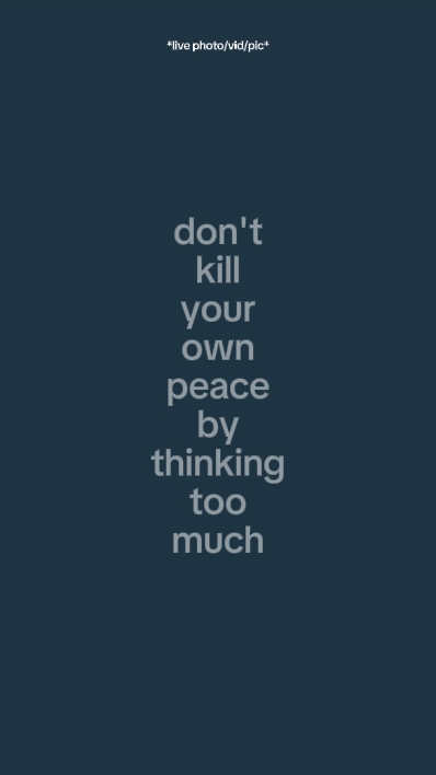 dontkillyourownpeace