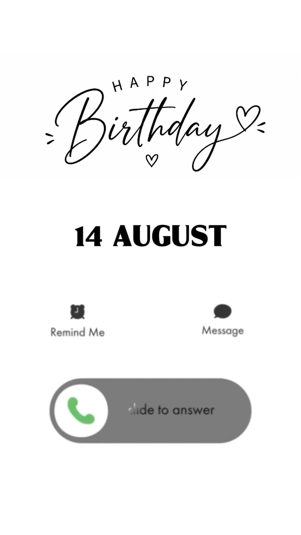 14 august birthday 