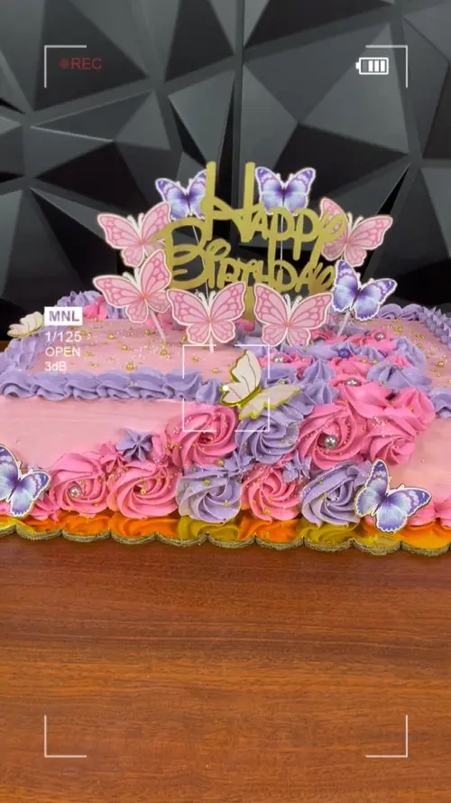 Pastel de Mariposas 