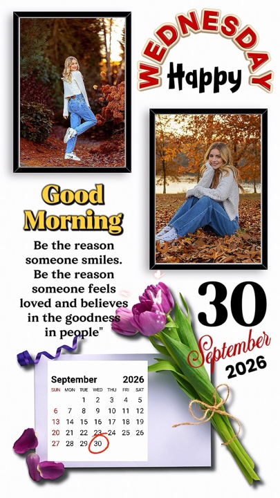 Wednesday 30 Septemb