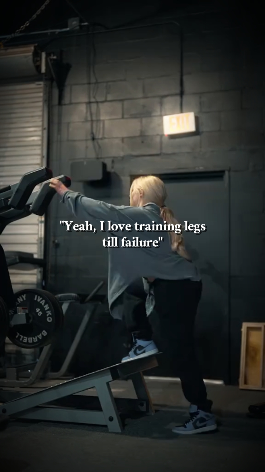 love training legs 