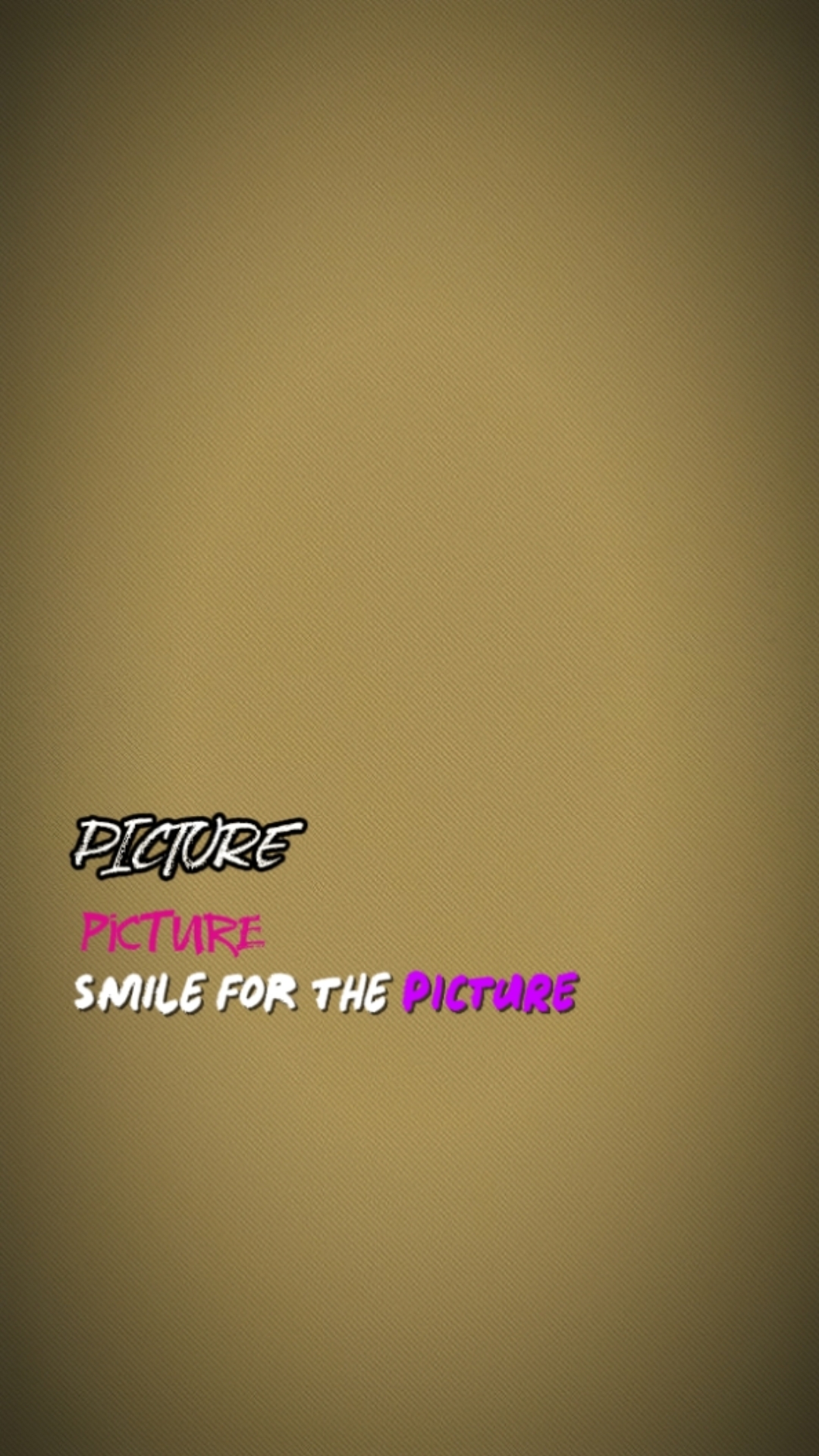 sourire pour la photo