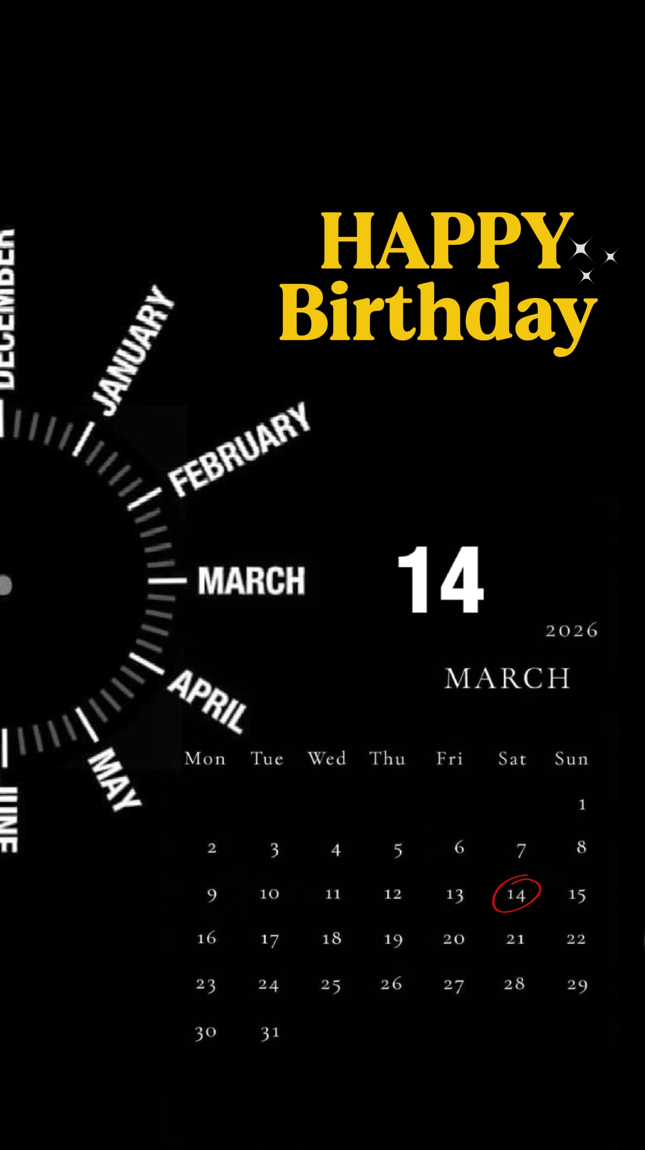 HBD 14 MARCH 