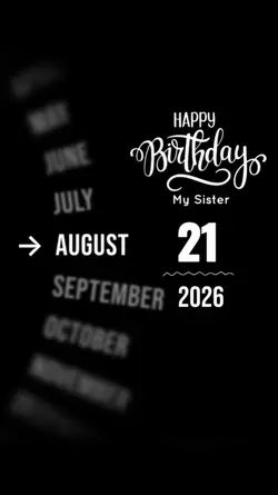 BDAY SISTER 21 AUGUS