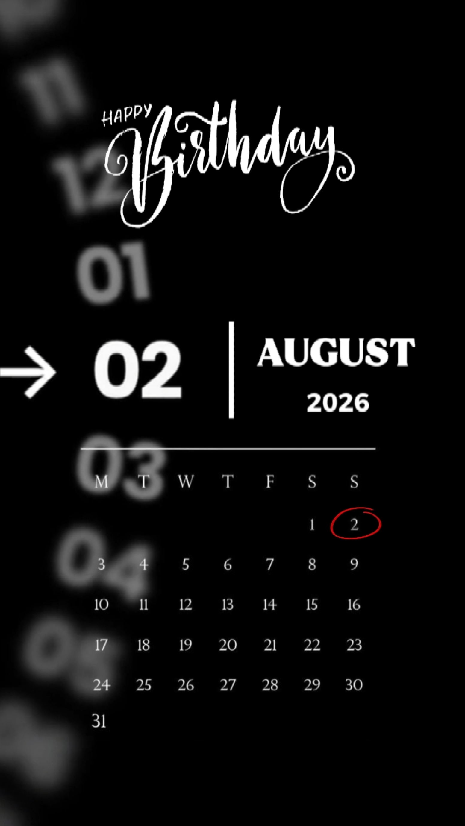 CUMPLEAÑOS 02 DE AGOSTO 