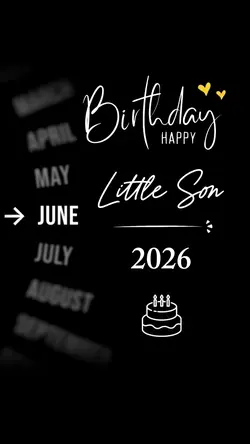 HBD LITTLE SON JUNE