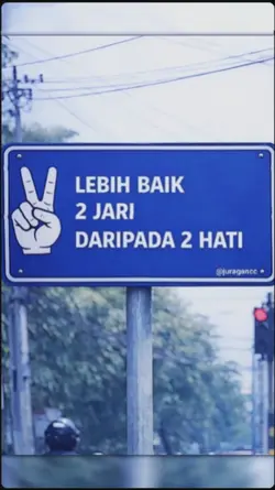 lebih baik dua jari