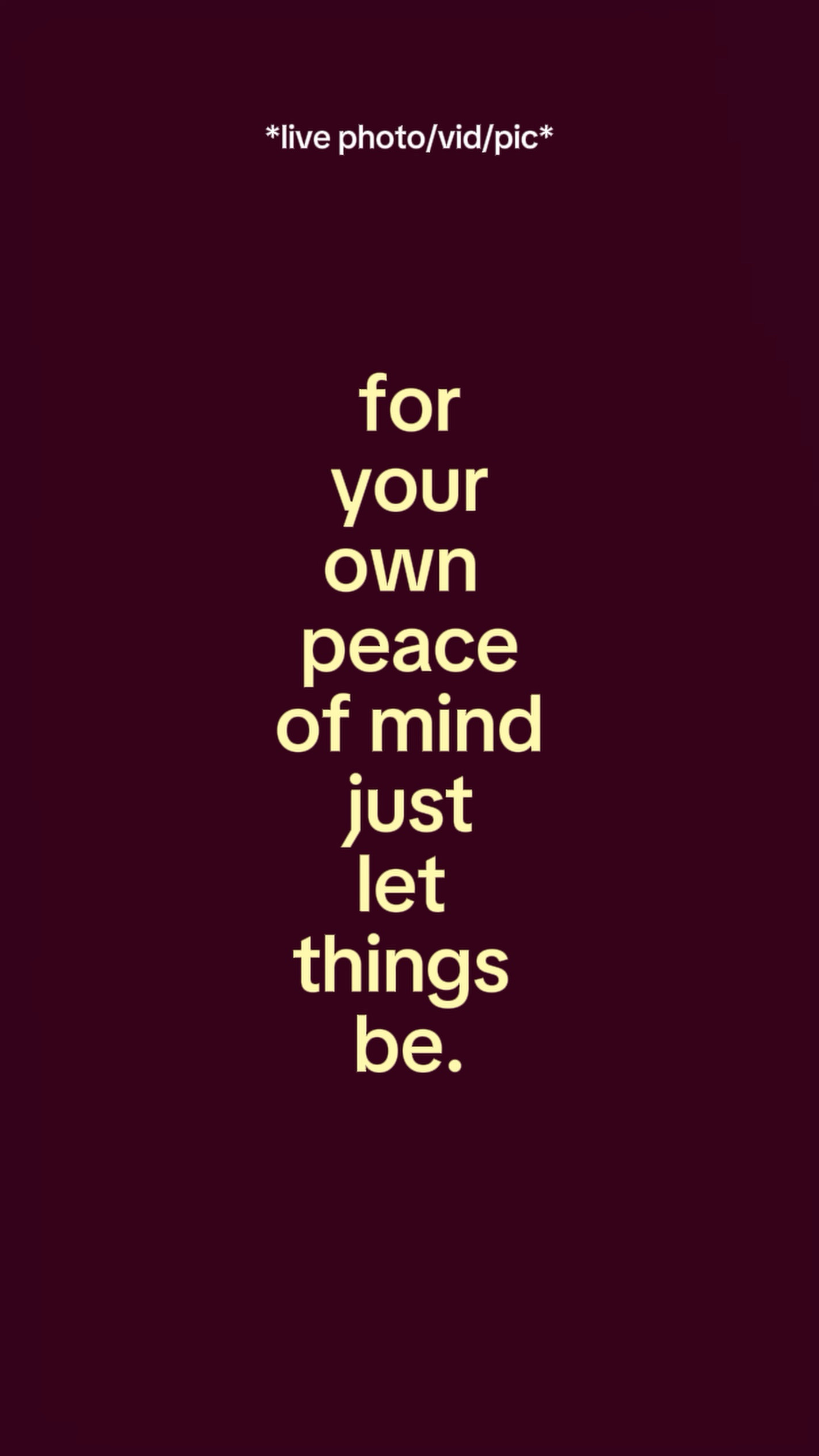 Foryourownpeace