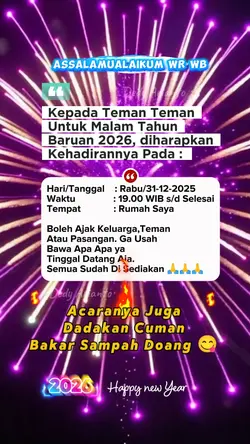 Undangan Tahun Baru