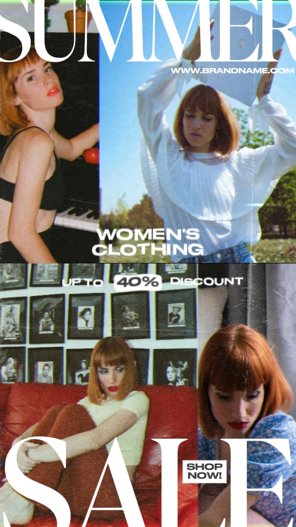 Vente d'été à la mode