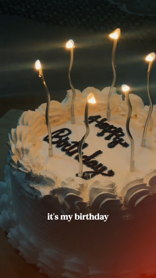 aujourd'hui c'est mon anniversaire