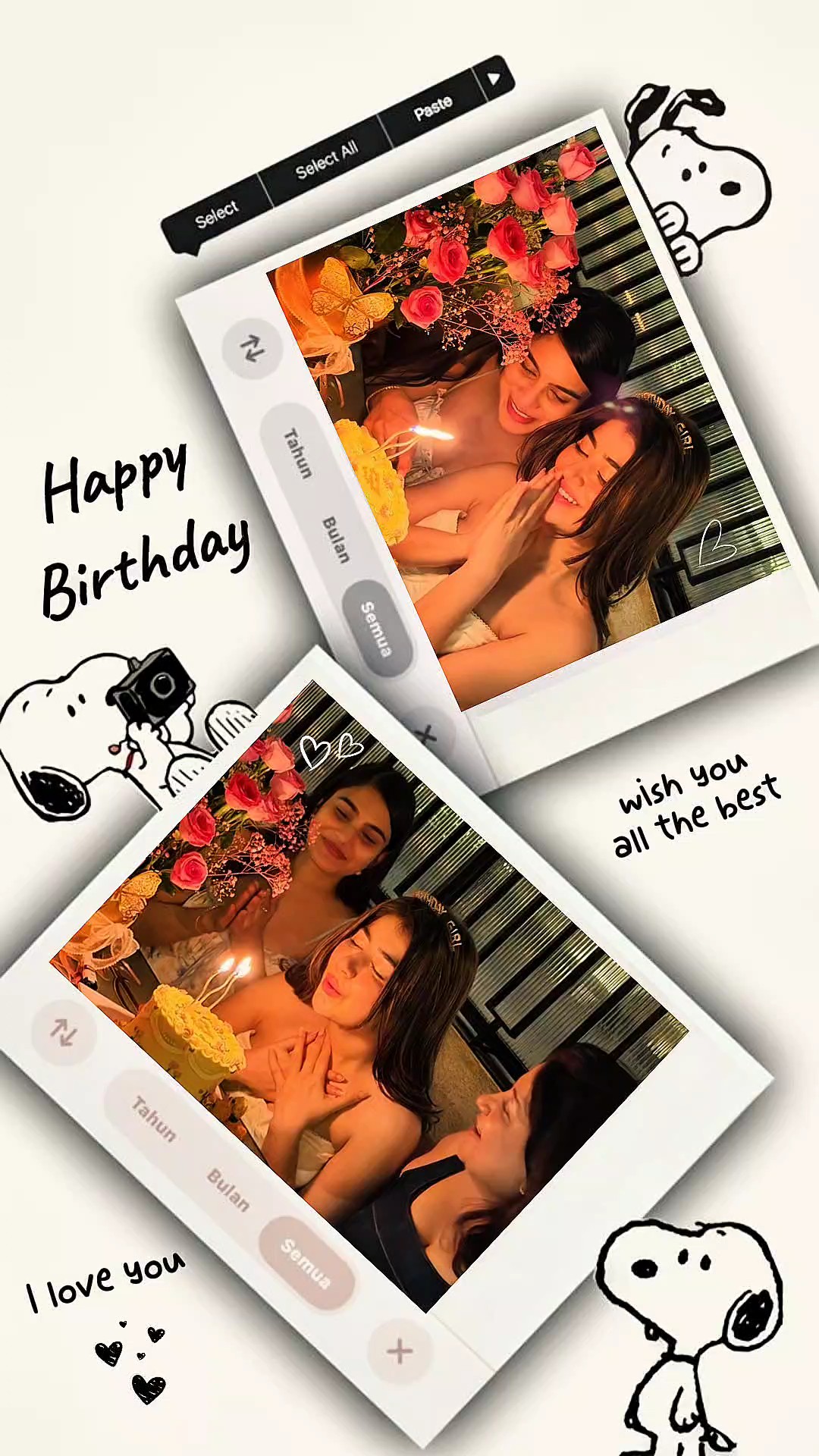 Birth day templates