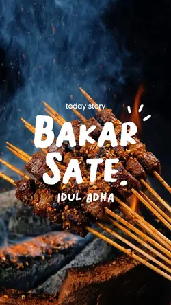 Bakar sate idul adha