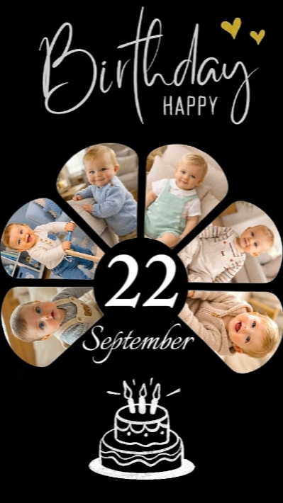 Hijo de cumpleaños 22 de septiembre
