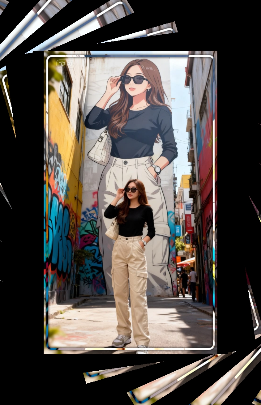 Modèle de photo tendance