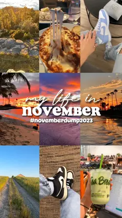 MY LIFE IN NOVEMBER