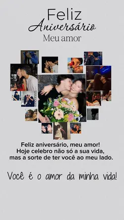 Aniversário amor ❤️