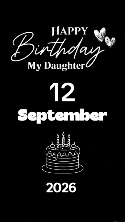 BDAY DUGTHER 12 SEPT