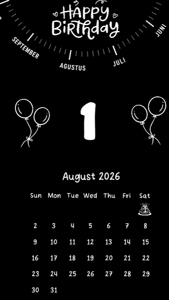 1 august Birthday 
