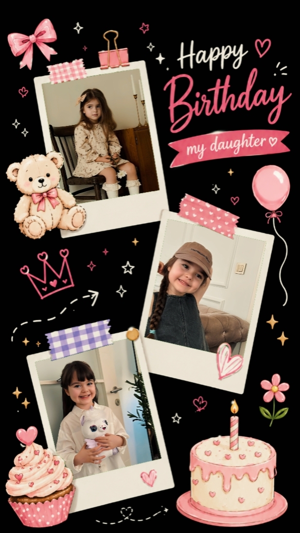 Aniversário minha filha 