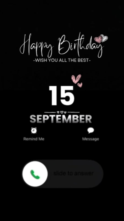 HBD DAUGHTER 15 SEPT