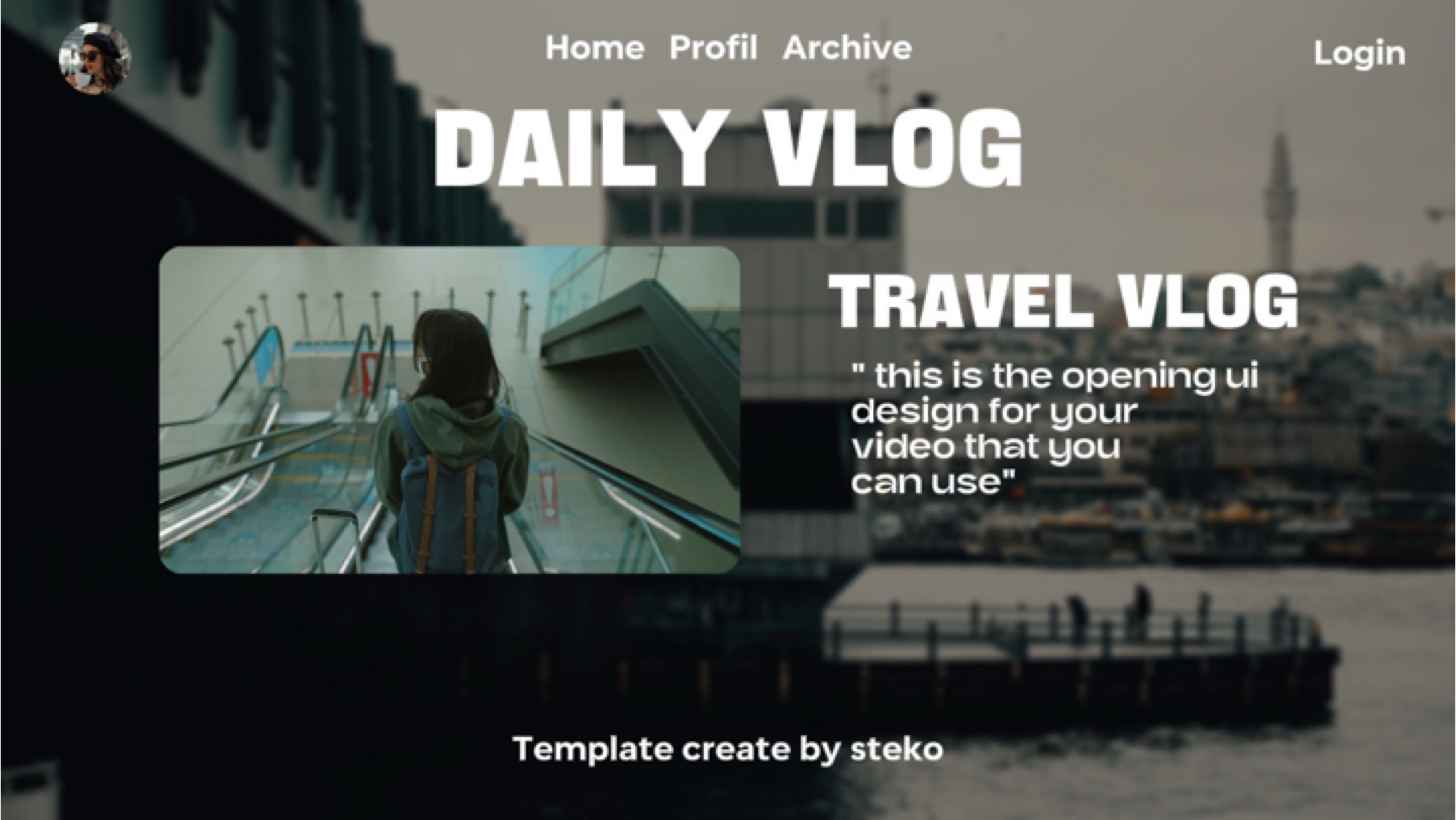 Opening UI Design In