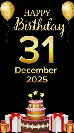 HBD 31 DECEMBER