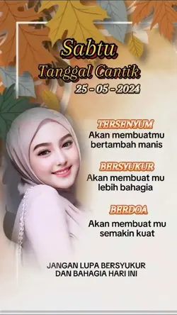 sabtu tgl cantik