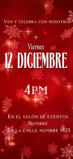 Invitación Navidad 🎄