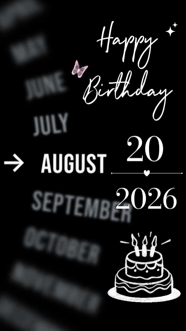 HBD 20 AUGUST