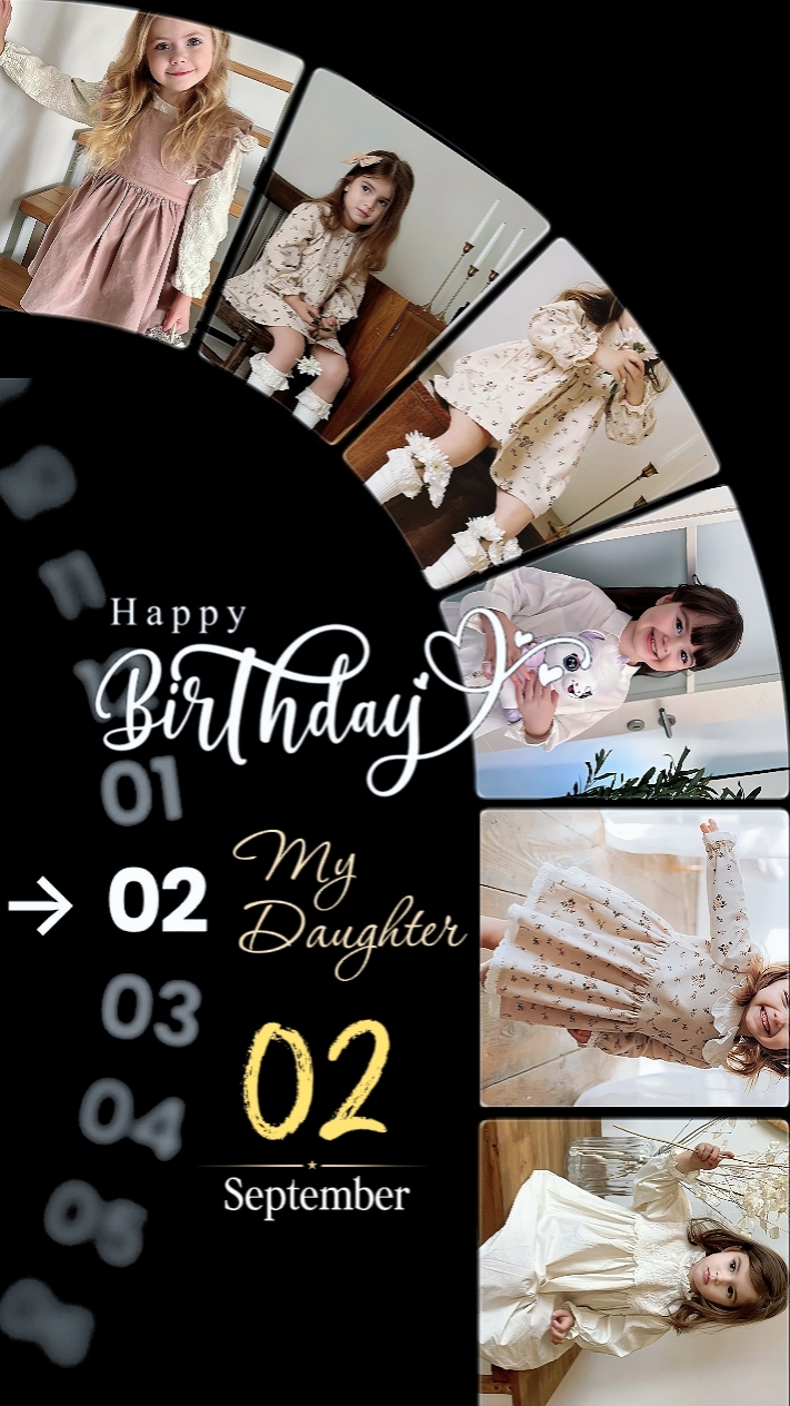 anniversaire fille 2 sept