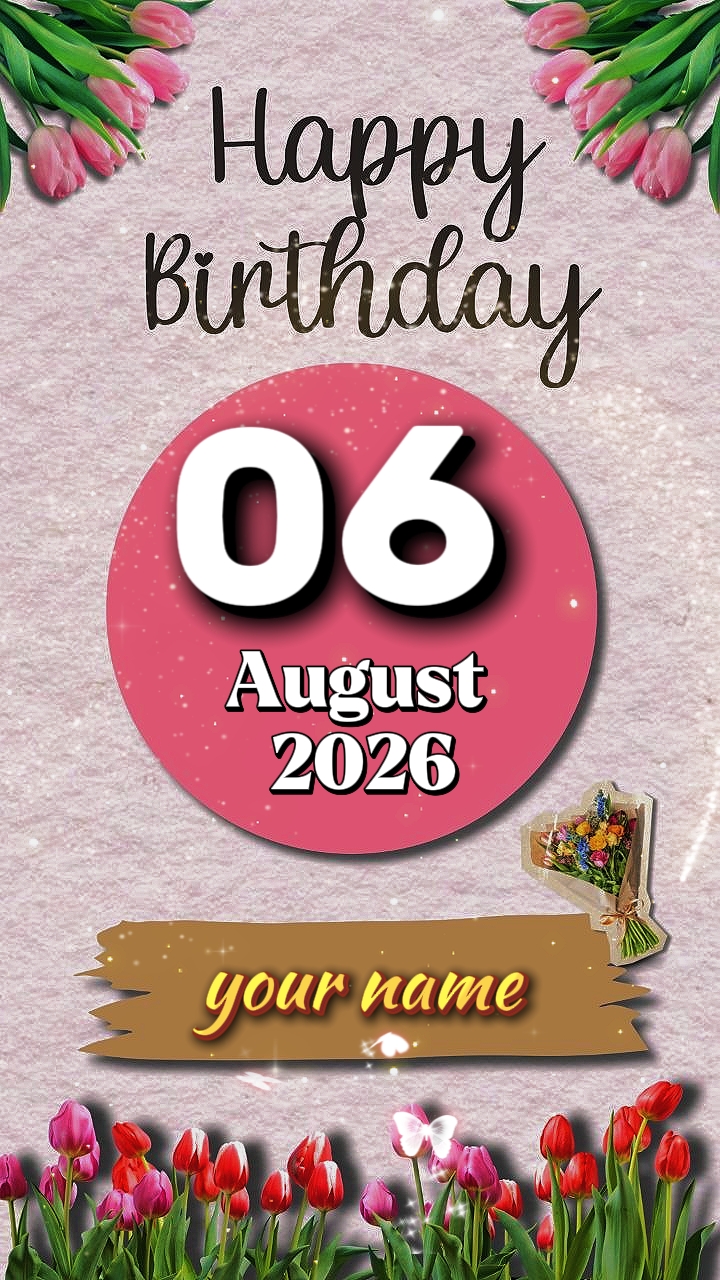 HBD 06 août 2026