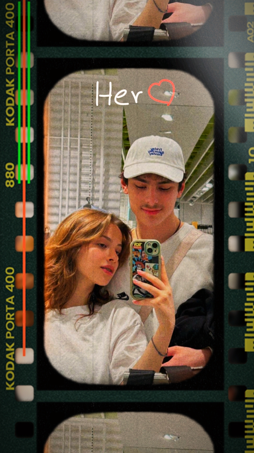 With girlfriend