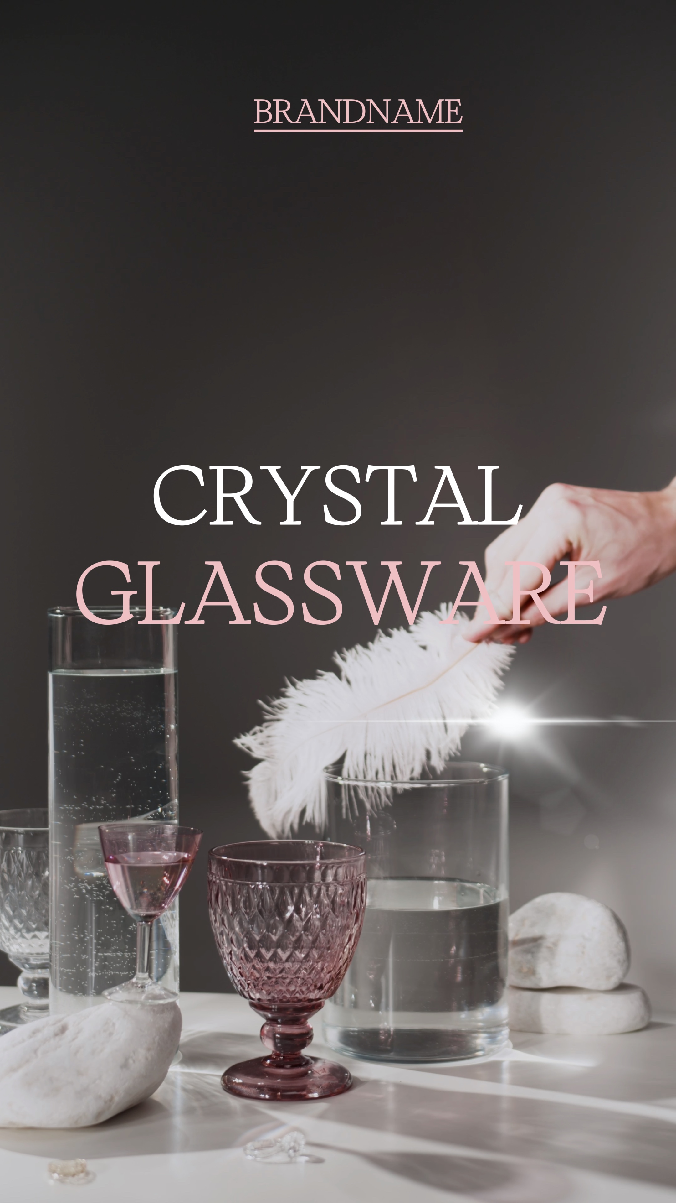 Cristalería de cristal 