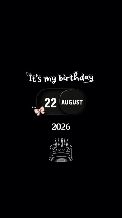 IT’S MY BIRTHDAY 