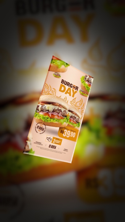 Promo De Cartel De Comida