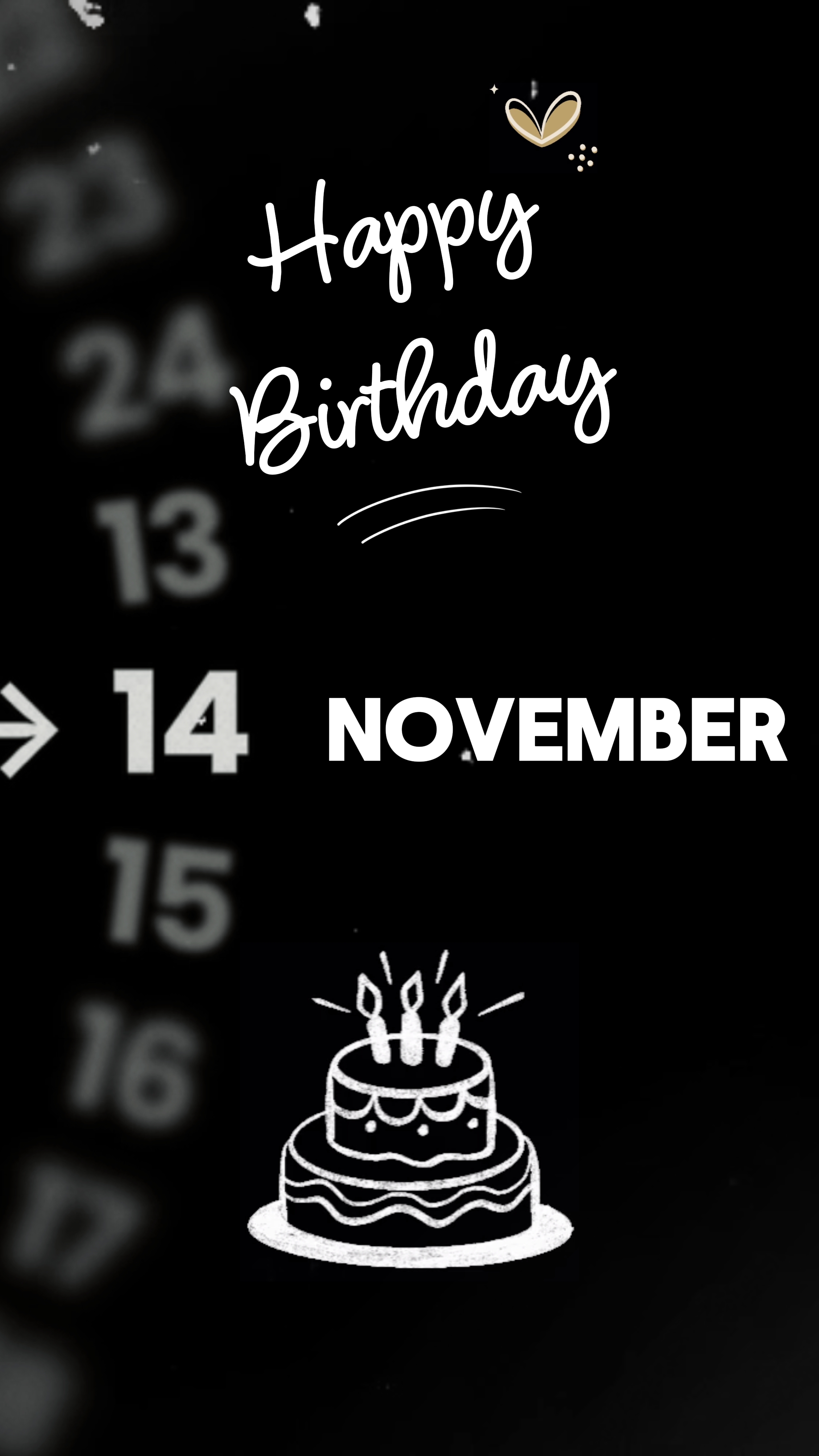 Selamat ulang tahun 14 NOVEMBER