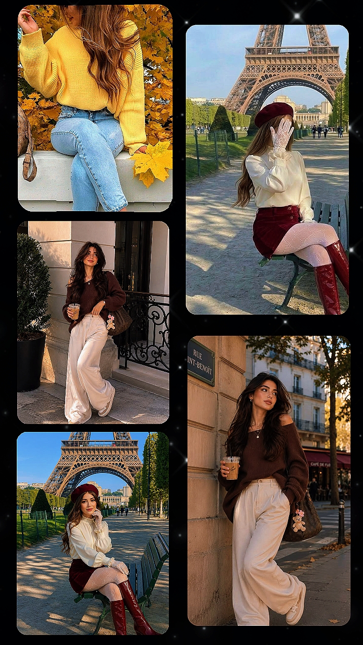 Modèle de photo tendance