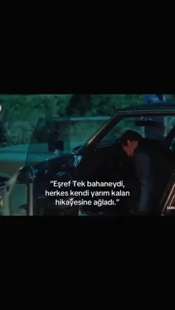 eşref tek bahaneydi.