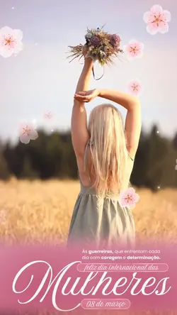 feliz dia das mulher