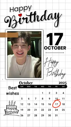 17 OCTOBER HBD 2025