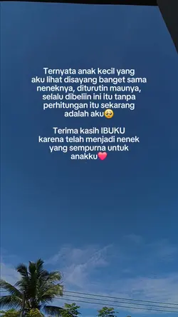 terima kasih Ibuku