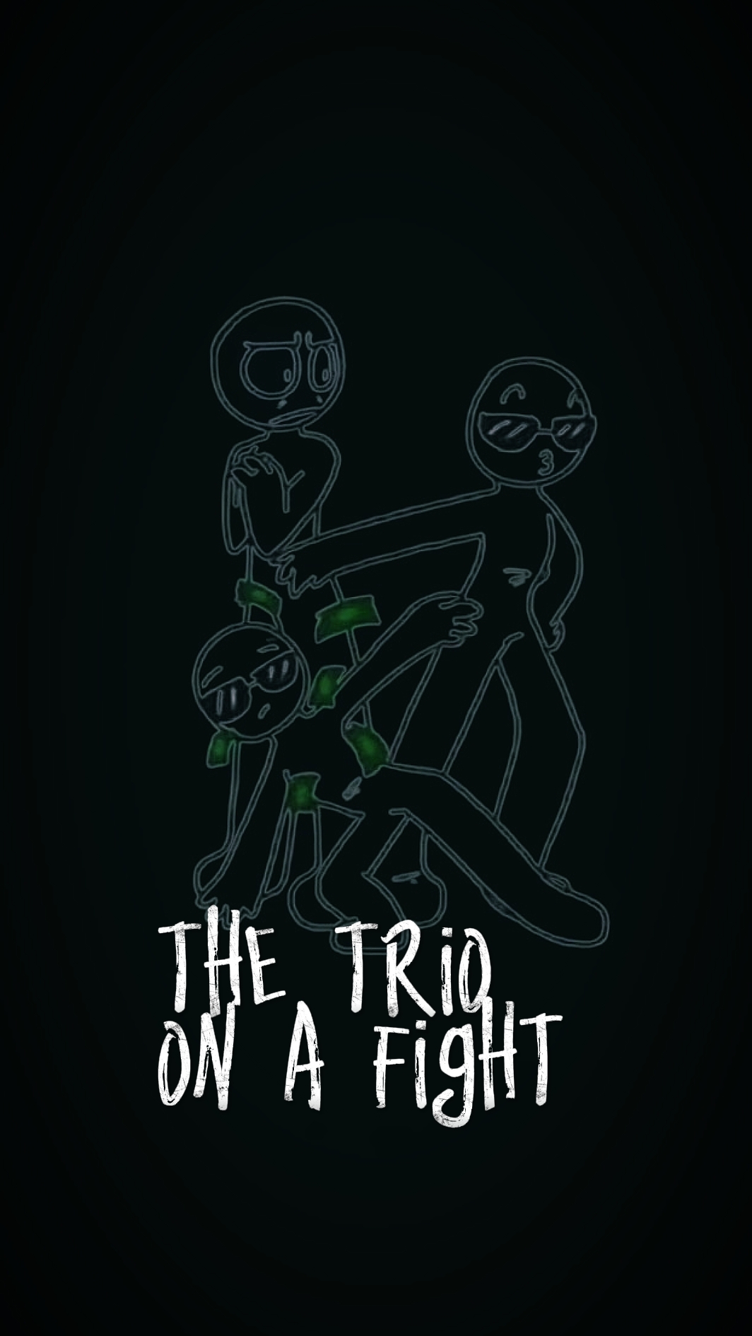 TRIO ON A FIGHT