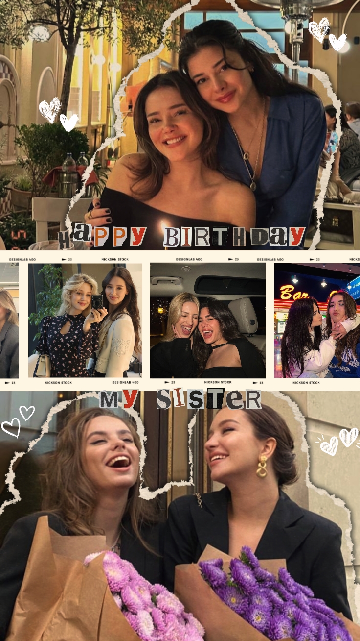 Aniversário minha irmã 