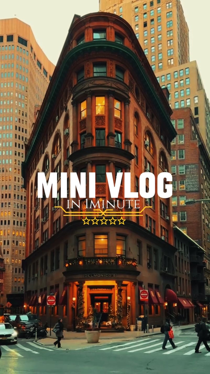 Mini vlog in 1minute