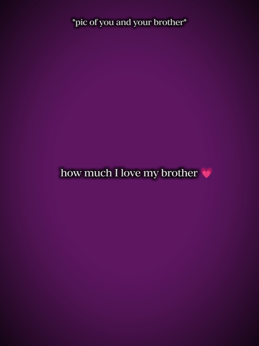 Amo a mi hermano 