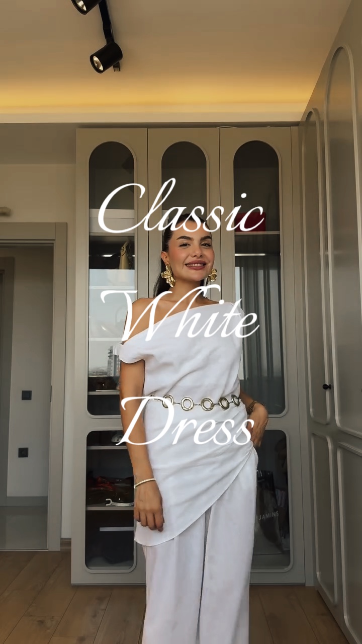 Vestido branco clássico 