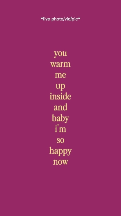You Warm Me Up 