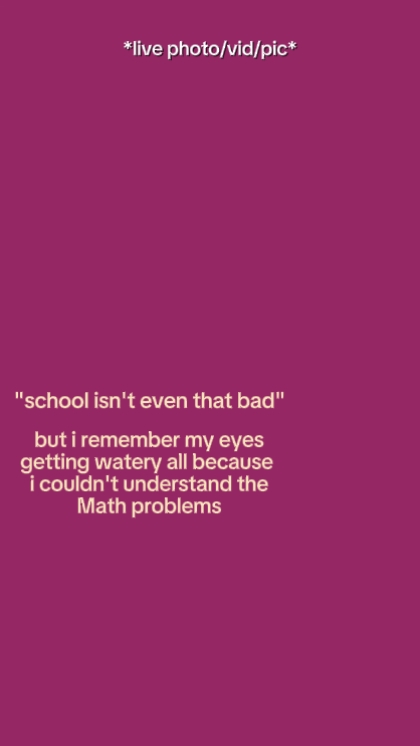 School Isn't Even